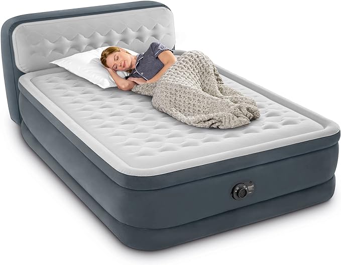 Inflatable Bed With Headboard